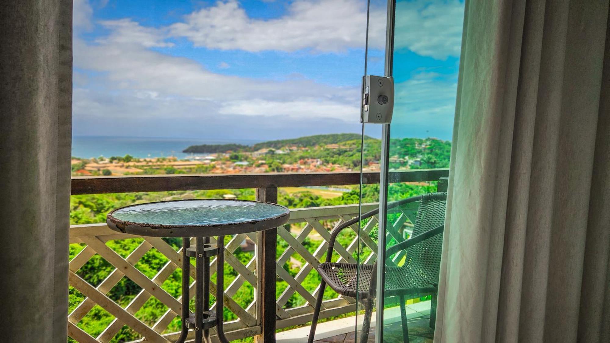 فندق Bella Vista Ocean View Búzios المظهر الخارجي الصورة View from a hotel room