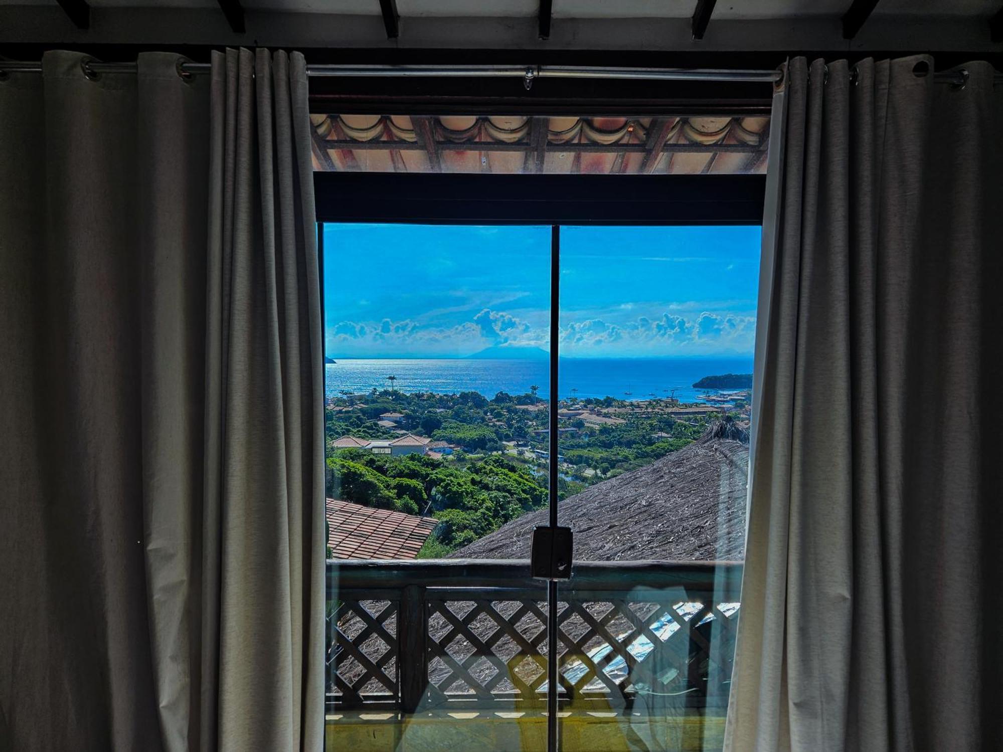 فندق Bella Vista Ocean View Búzios المظهر الخارجي الصورة View from the window of a room at the hotel