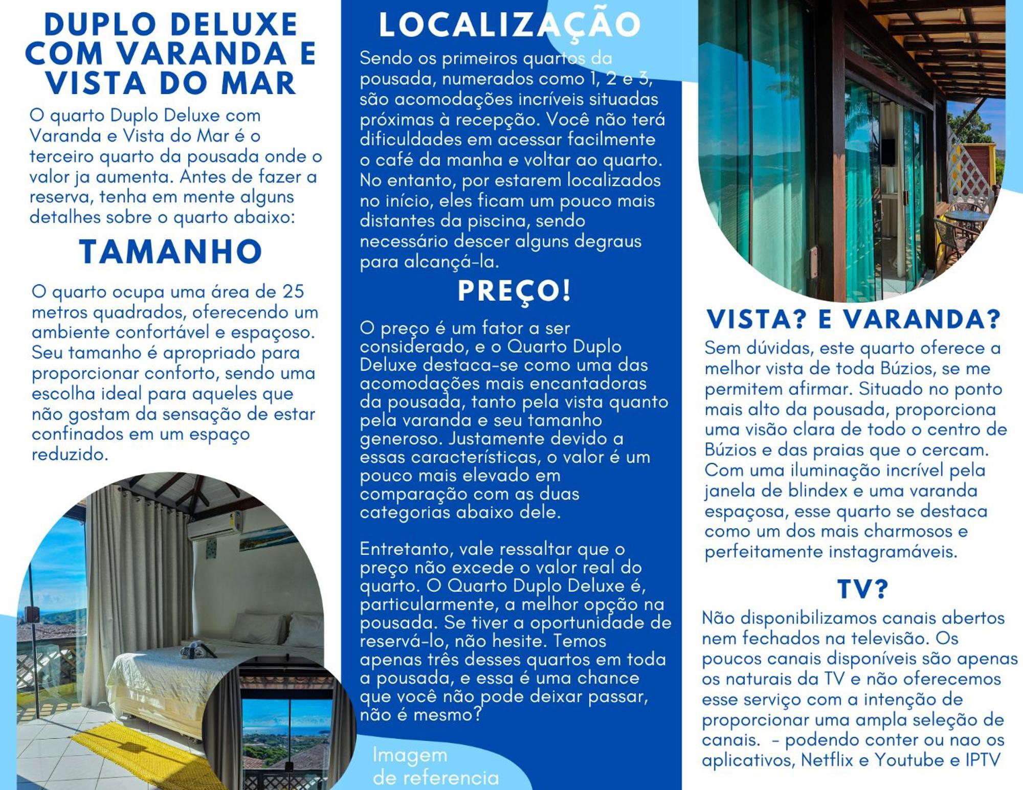 فندق Bella Vista Ocean View Búzios المظهر الخارجي الصورة Brochure of a hotel