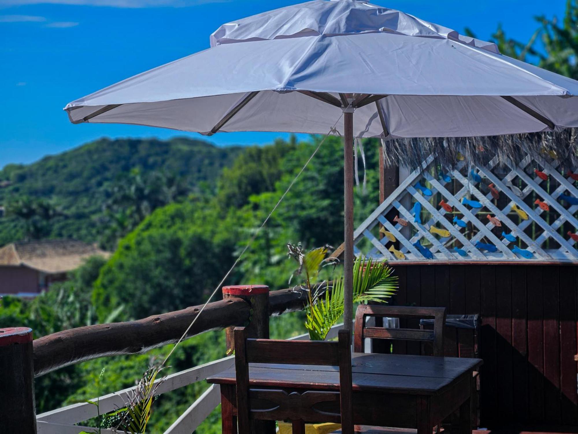 فندق Bella Vista Ocean View Búzios المظهر الخارجي الصورة A patio umbrella